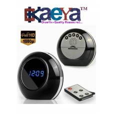 OkaeYa Spy Table Clock Camera For Home/Shop/Office With 15 Hours Battery Backup + Free 4GB Memory Card